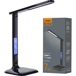 Настiльна лампа Videx LED TF05B 7W 3000-5500K чорна (VL-TF05B)