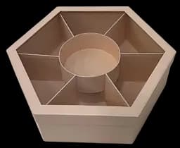 Подарункові коробки UFO W2647 CREAM менажниця