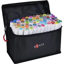 Набор маркеров Santi спиртовые в сумке 80 шт. (390780)
