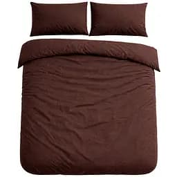 Пододеяльник Ecotton Евро фланель Dark Brown SB-186 210х220 см коричневый (25554)