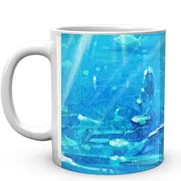 Кружка GeekLand Blue Exorcist синяя Экзорцист BE 02.04 330 мл белая