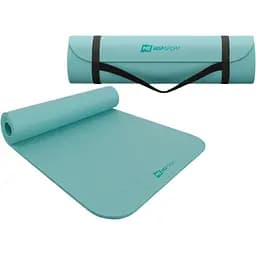 Коврик для йоги Hop-Sport HS-NB010GM NBR 1см бірюзовий - мініатюра 5