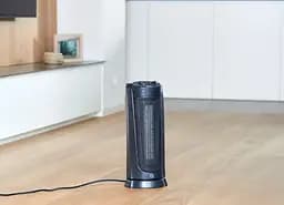 Тепловентилятор BLACK+DECKER 2,0 кВт, площа обігріву 20 кв.м., Підлоговий, Чорний (BXSH2002E) - мініатюра 4
