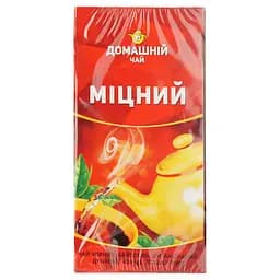 Чай черный Домашній чай Крепкий байховый купажированный 40 г (20 шт. х 2 г)
