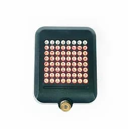 Велосипедна фара задня West Biking гіроскопічна з сигналами повороту + лазер 64 Led 80 Lm 1200 mAh 7.1х5.8х3 см (G0001123) - мініатюра 4
