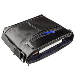 Чоловіча шкіряна сумка SHVIGEL 25,5х27,5х7 см sum0014936 - мініатюра 5