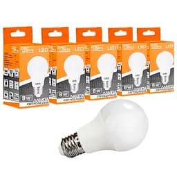 Набор светодиодных ламп Evro Lights 8 Вт 4200 К A-8-4200-27 Е 27, 5 шт. (58703)