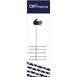 Рукавички OK Pharma нітрилові розмір L 100 шт. - мініатюра 3