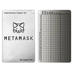 Мнемонічний планшет Lapua Seed phrase keeper for MetaMask (LSPKM)