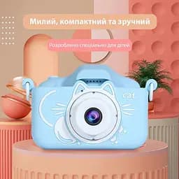 Цифровий фотоапарат Smart Kids Kitty Pink HD 1080x720 (30FPS) з захисним чохлом рожевий  (4820176254016) - мініатюра 3