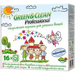 Пральний порошок Green & Clean Professional для дитячих речей 1.2 кг