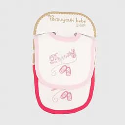 Слюнявчик для дівчинки Tomuycuk 40178 Білий (2000990302212A)
