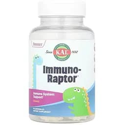 Витаминно-минеральный комплекс для детей KAL Immuno-Raptor, 60 жевательных таблеток - Апельсин