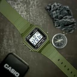 Чоловічий годинник Casio W-217H-3A Темно-Зелений ( AT1141-0121 ) - мініатюра 3
