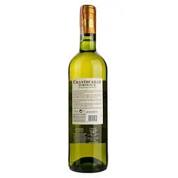 Вино Grands Vins de Gironde Chantecaille Bordeaux Blanc, біле, сухе, 11,5%, 0,75 л - мініатюра 2