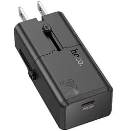 МЗП Hoco AC25 Mini PD30W (1USB-C) universal travel charger Black - мініатюра 3