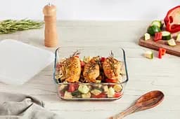 Форма з кришкою Pyrex Cook&Freez 20х20х7 см kuh0015962 - мініатюра 3