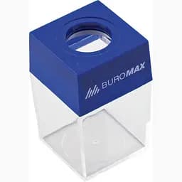 Бокс для скріпок з магнітом Buromax 4х4х6.7 см синій (BM.5085)