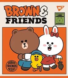 Зошит Yes Line Friends А5 в лінійку 12 аркушів (766806) - мініатюра 3