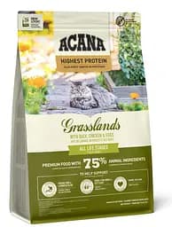 Сухий корм ACANA Grasslands Cat для котів та кошенят всіх порід 1.8 кг (a64218)