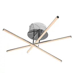 Люстра світлодіодна Brille для спальні 24W WW CH (BL-489С/3) - мініатюра 2