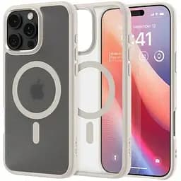 Прозорий чохол Spigen Ultra Hybrid MagSafe Frost Natural Titanium для iPhone 16 Pro (ACS08138)