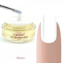 Конструюючий гель Canni 314 White 15 мл - мініатюра 2