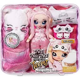Ігровий набір з лялькою NA! NA! NA! Surprise Teens Піжамна Кітті-вечірка Міли Роуз (577423)