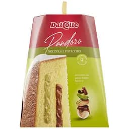 Уцінка. Кекс Dal Colle Pandoro Nocilla e Pistacchio з шоколадно-фісташковим кремом 750 г