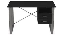 Письмовий стіл із ящиками Ferrum-decor Оскар 750x1200x700 метал Сірий ДСП Сосна Кембра 16 мм (FRD-103270)