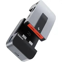 USB-хаб Baseus Armor Age Type-C Bracket Multifunctional Hub Adapter Space Gray (CAHUB-AJ0G) [72636] - мініатюра 2