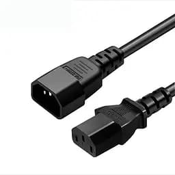 Кабель живлення вторинний OEM PC-monitor 1.8m 0.75 мм Iec C13-C14