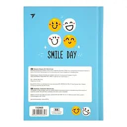 Блокнот Yes Smile Blue А6, 64 аркуші, в клітинку (152063) - мініатюра 5
