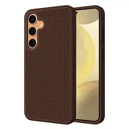 Чохол протиударний шкіряний Incipio Protective Leather Case для Samsung Galaxy S24 Plus /S25 Plus Brown  - мініатюра 4