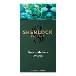 Чай зелений Sherlock Secrets Green Melissa 39.6 г  (22 шт x 1.8 г) - мініатюра 5