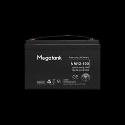Кислотний акумулятор 12В 100А*год (1200 Вт*год) для UPS / ДБЖ, батарея AGM Megatank 12V 100Ah