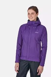 Куртка Rab Downpour Jacket wmns 10 Світло-фіолетовий