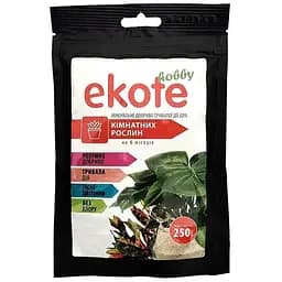 Мінеральне добриво ГТУ Ekote для кімнатних рослин тривалої дії 6 міс. 250 г (156470)