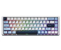 Клавиатура игровая механическая Ajazz AK-680-MAX Magnetic Switch RGB USB White