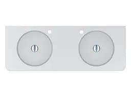 Умивальник Miraggio LOOP 1200-2 (8814001) Mirasoft, Матовий, Підвісний, Білий - мініатюра 4
