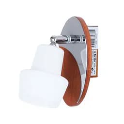 Світильник Brille HTL-123/1 CHR настінний накладний спот дерев'яний класичний