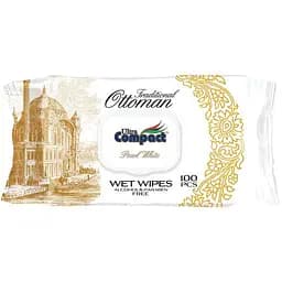 Влажные салфетки Ultra Compact Ottoman с клапаном, 100 шт.