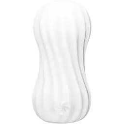 Двосторонній мастурбатор Lola games Marshmallow Fuzzy білий