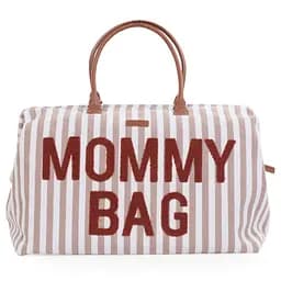 Сумка Childhome Mommy bag stripes nude/terracotta (CWMBBSTNR)