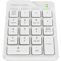 Клавіатура A4Tech Fstyler FGK21C Wireless White (Numpad) (FGK21C (White)) - мініатюра 2