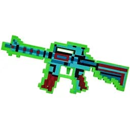 Дитяча іграшка Автомат музичний Bambi з лазером Зелений MW2228