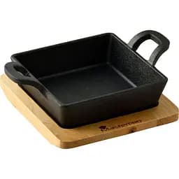 Чавунна мініформа з дошкою для сервіровки MasterPro Cook & share 13.6 см (BGMP-3805-4)