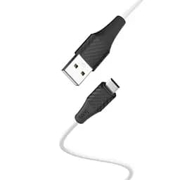 Кабель Hoco X32 Pisces Cable USB to MicroUSB 2A 1m White