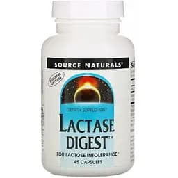 Лактаза Source Naturals Lactase Digest 30 мг 45 капсул