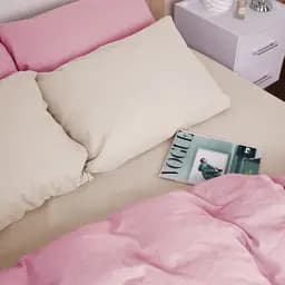 Комплект постільної білизни MirSon Milk-Pink 143x210 см молочно-рожевий (2200009659942) - мініатюра 6